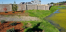 thumbnail of retaining wall for residential neighborhood